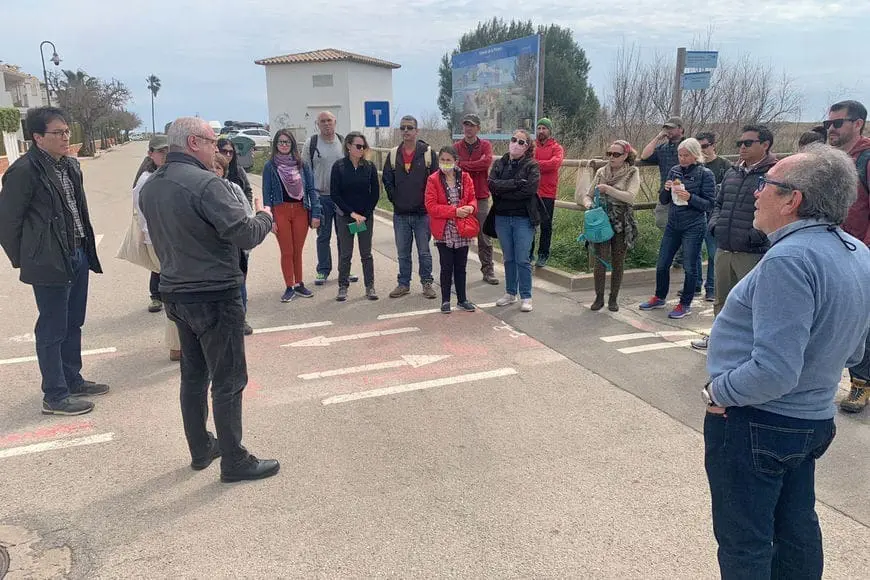 L'Alcalde, Jordi Colomí, explica el model Torroella al professorat universitari