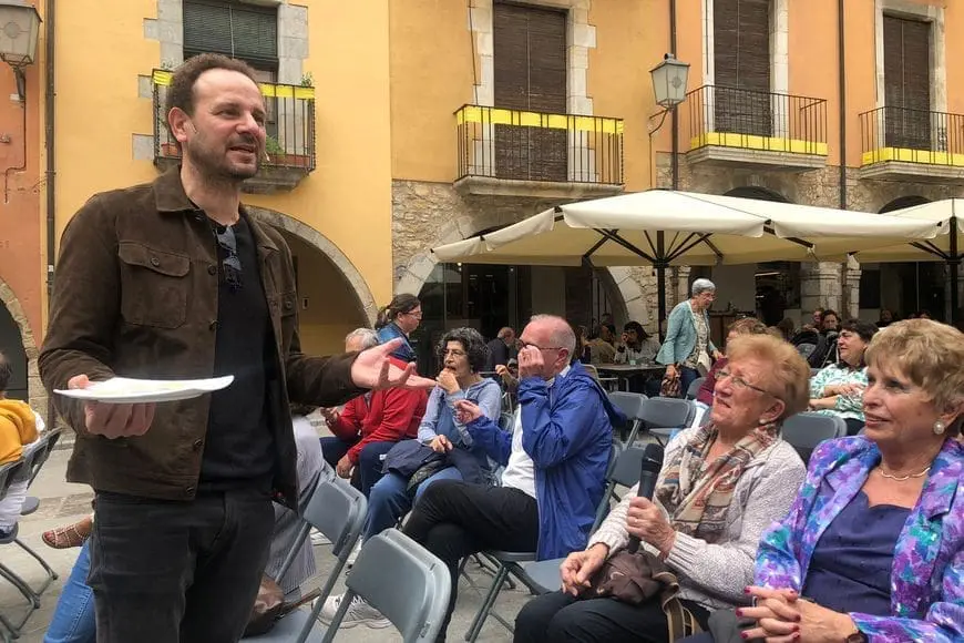 L'actor Marc Martínez a la Fira Empordà Cuina i Salut