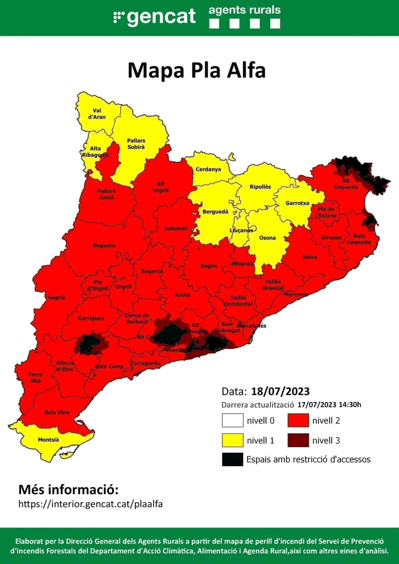 Mapa del Pla Alfa 3