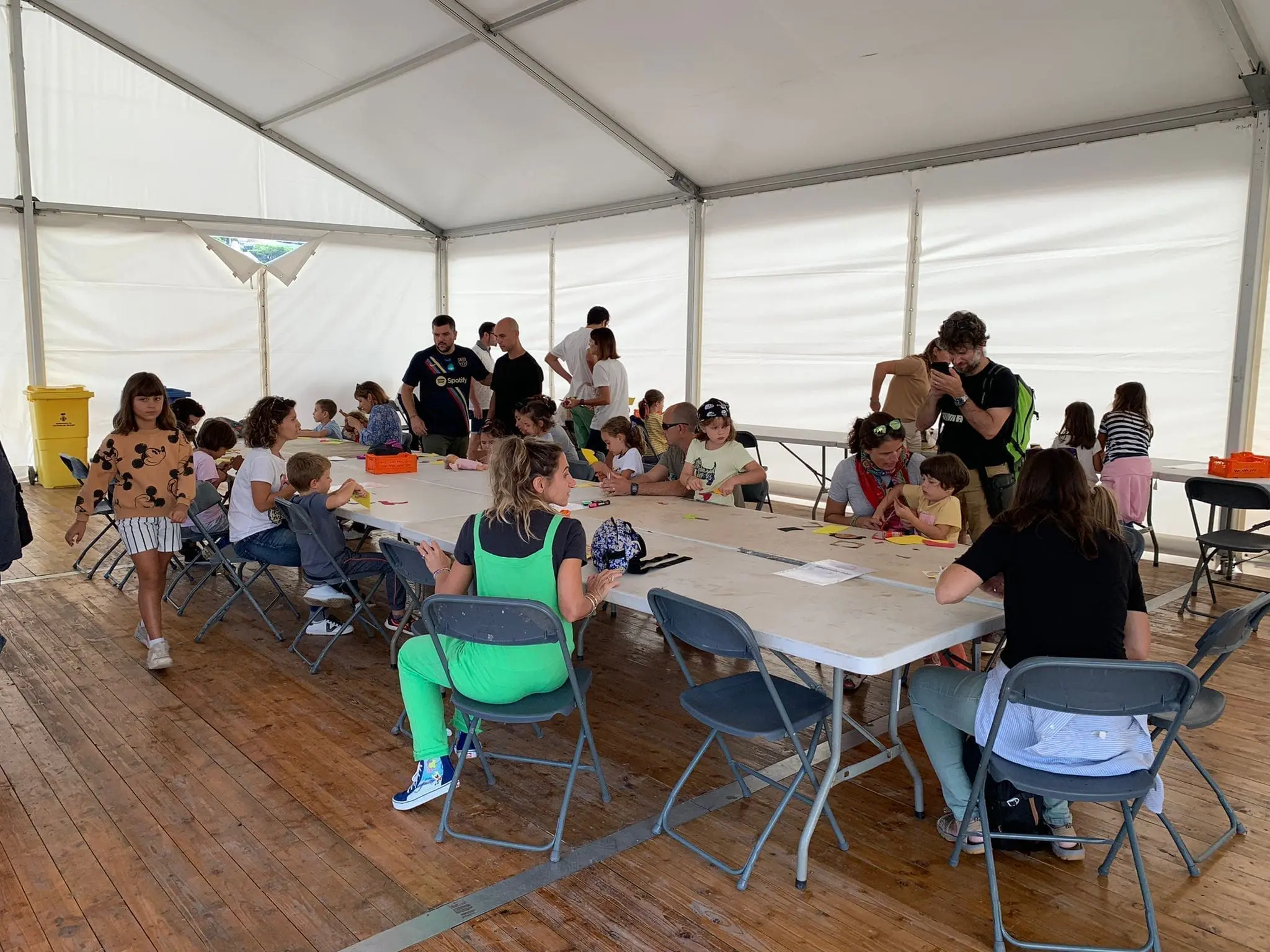 Taller infantil de l'edició 2022 de la Fira de Pirates i Corsaris