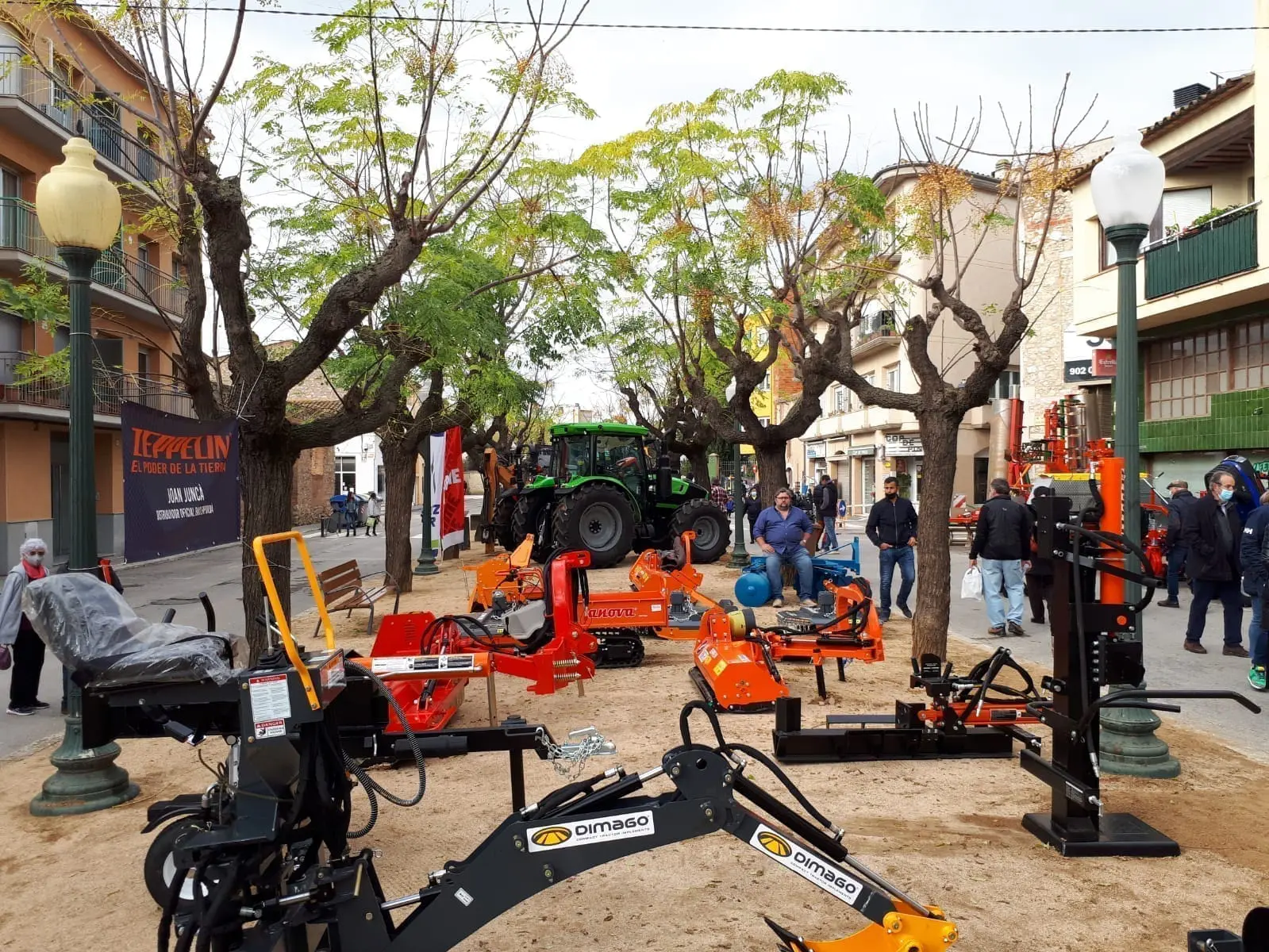 Exhibició de maquinària agrícola