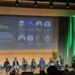 Una de les conferències de la trobada de Green Destinations a Montepller