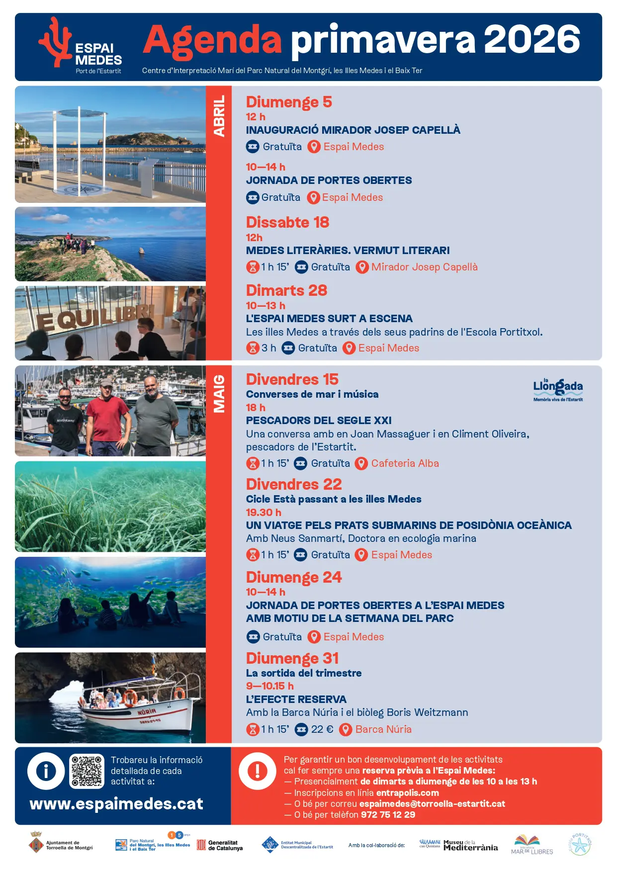 Agenda Primavera Espai Medes