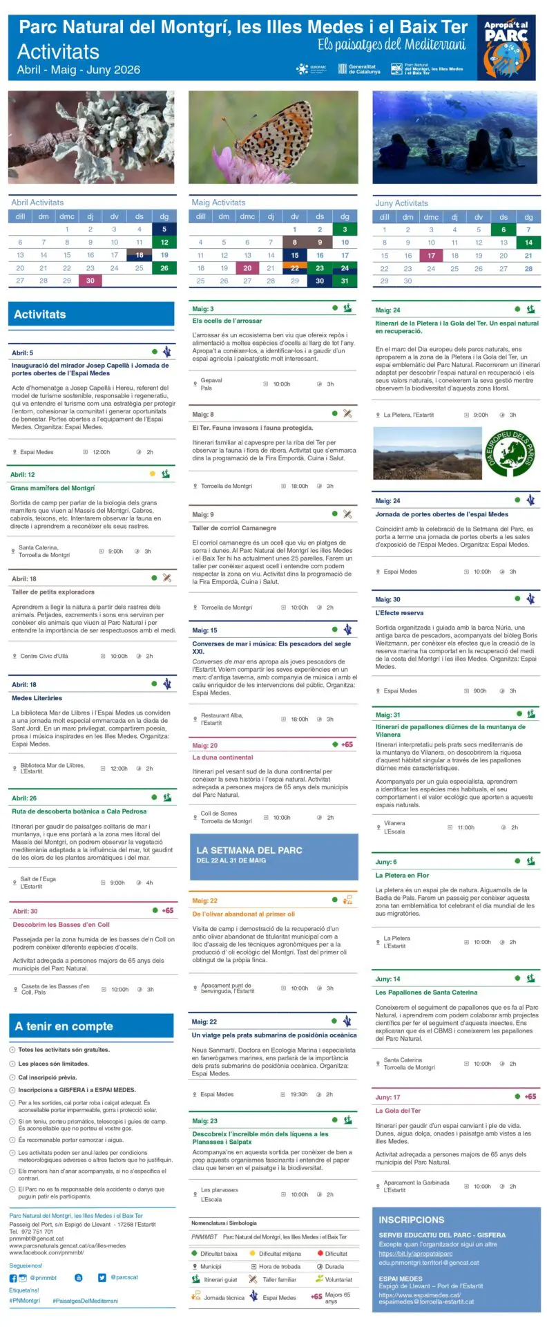 Apropa't al Parc - Primavera