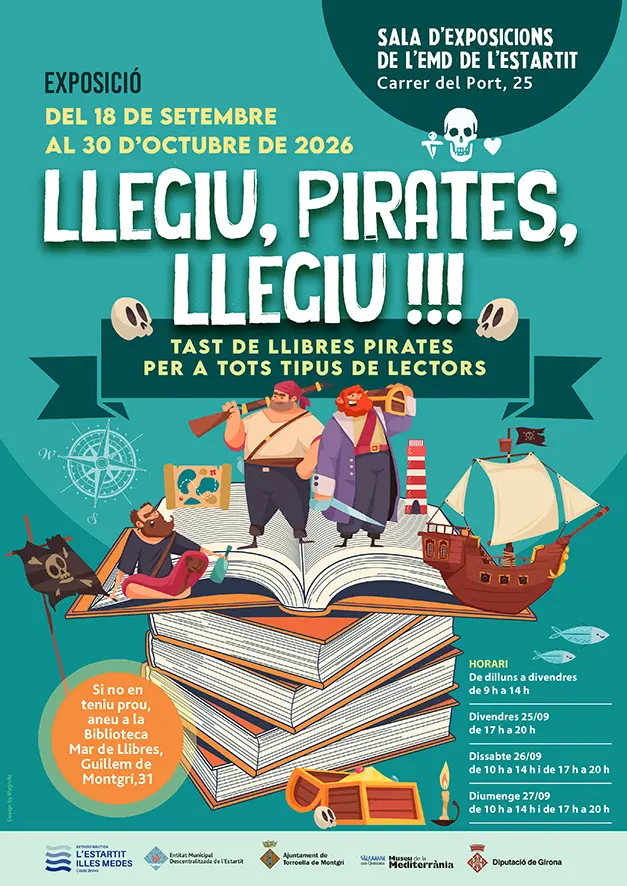 Exposició: Llegiu, Pirates, llegiu!