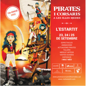 Cartell Fira Pirates i Corsaris a les illes Medes
