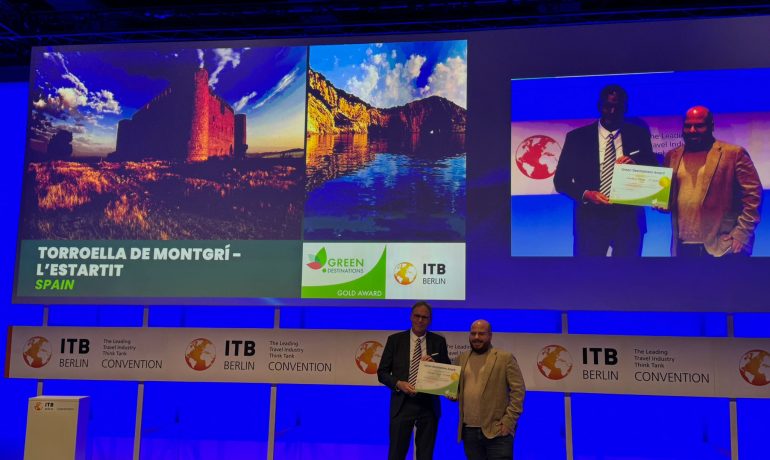 Torroella de Montgrí i l’Estartit recullen el Golden Award de Green Destinations que les acredita com una destinació que treballa per un turisme sostenible