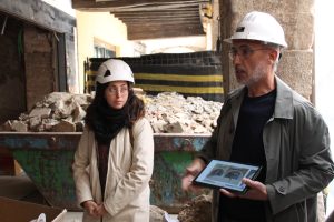 Visita d'obres a Can Castells