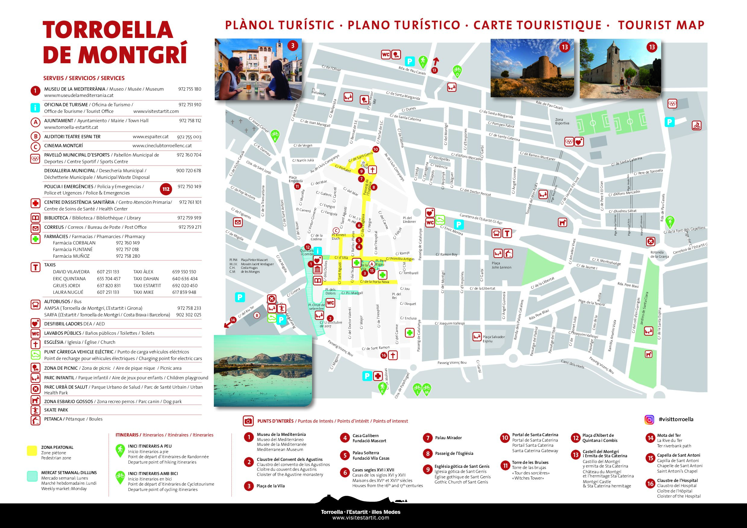 Mapa de Torroella de Montgrí