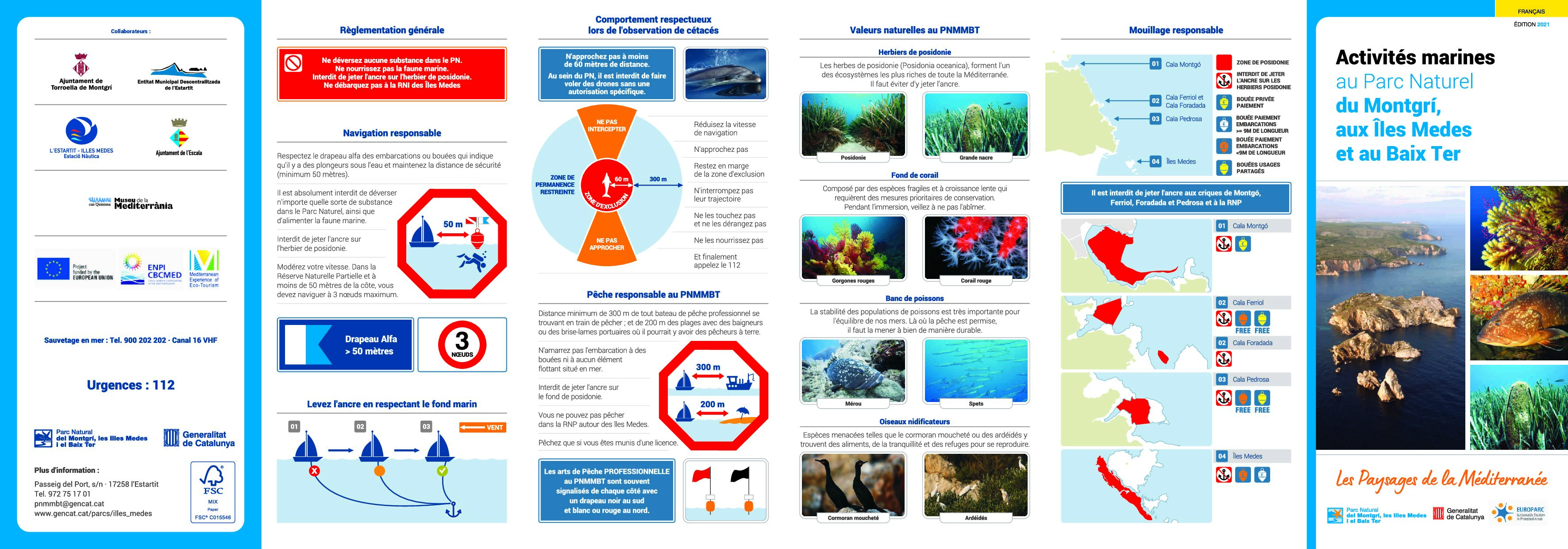 Activités marines du Parc Naturel