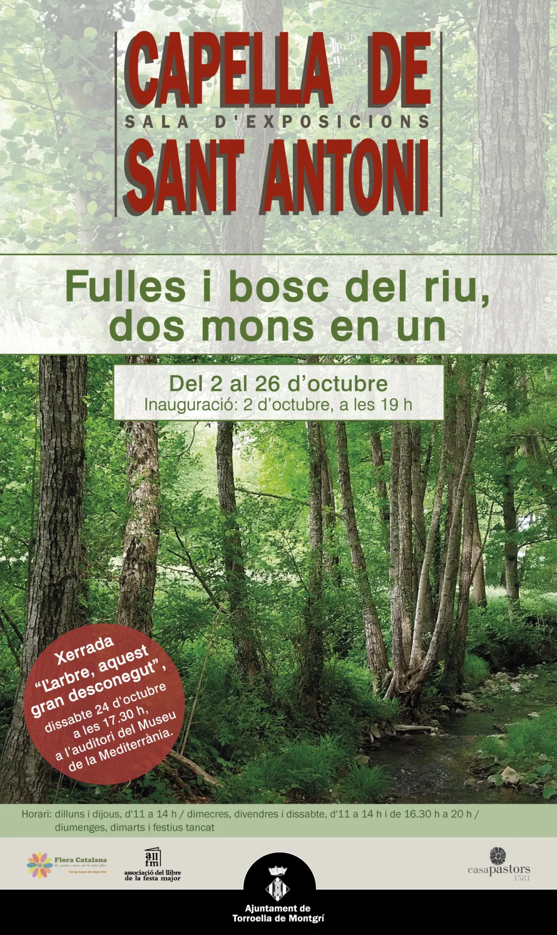 Exposició: Fulles i bosc del riu